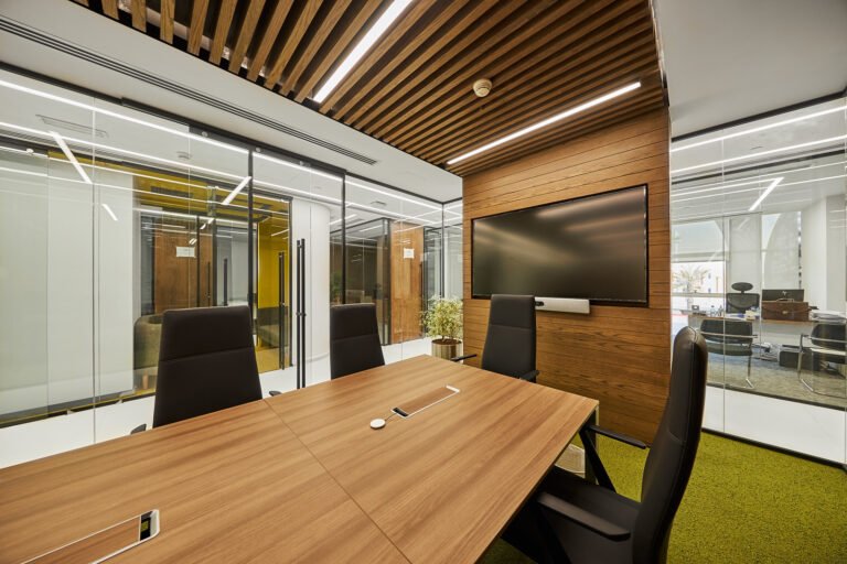Interior fit-out for the General Authority for Competition headquarters in Riyadh executed by Archecho