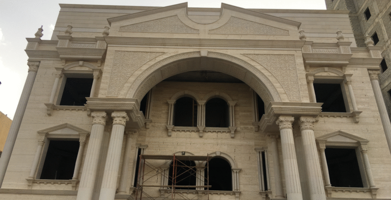 Neo-Classical Office Building Riyadh – full design and façade execution by Archecho