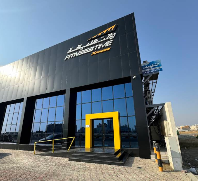 Fitness Time Xpress Jazan – full design and construction of compact 1,000 m² gym by Archecho