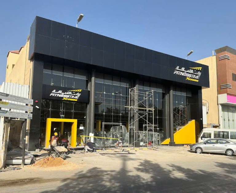 Fitness Time Xpress Al-Dar Al-Baida – 1,000 m² gym design and build by Archecho