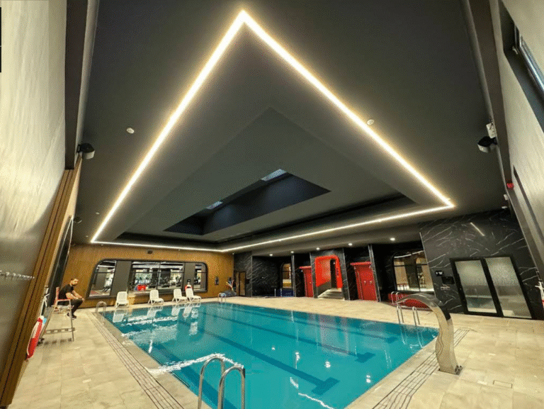 Fitness Time Tuwaiq Riyadh – club conversion with pool and structural upgrade by Archecho